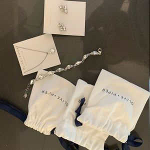 Olive + Piper, bracelet, earrings,  necklace